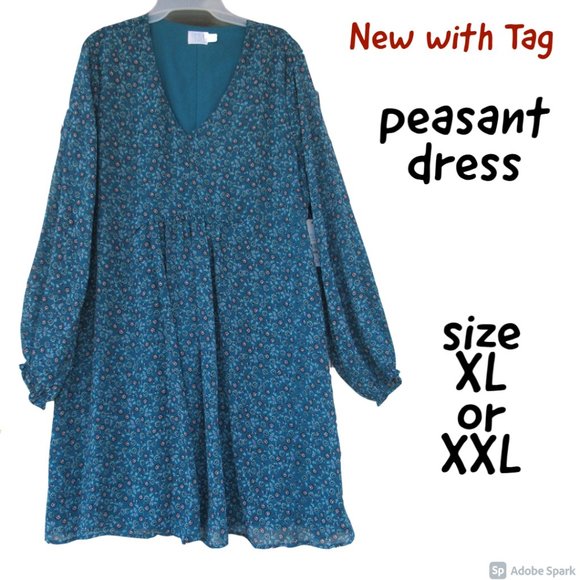 Dresses & Skirts - 💜$8ifbundle3 NWT floral print peasant dress boho